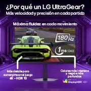 Por qué un UltraGear, velocidad y precisión 